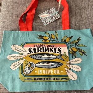 Trader Joe's Sardines Tote Bag